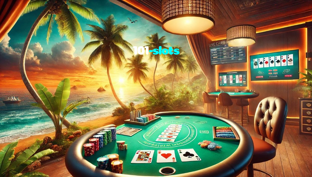 101-slots casino presented on mobile device in Pakistan with slots and live games